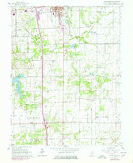 Salem South Illinois Historical topographic map, 1:24000 scale, 7.5 X 7.5 Minute, Year 1965