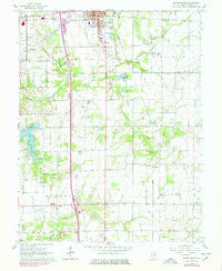 Salem South Illinois Historical topographic map, 1:24000 scale, 7.5 X 7.5 Minute, Year 1965