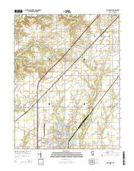 Salem North Illinois Current topographic map, 1:24000 scale, 7.5 X 7.5 Minute, Year 2015
