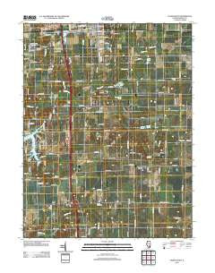 Salem South Illinois Historical topographic map, 1:24000 scale, 7.5 X 7.5 Minute, Year 2012