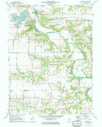 Salisbury Illinois Historical topographic map, 1:24000 scale, 7.5 X 7.5 Minute, Year 1970