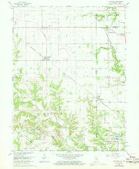Sandford Indiana Historical topographic map, 1:24000 scale, 7.5 X 7.5 Minute, Year 1966
