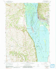 Savanna Illinois Historical topographic map, 1:24000 scale, 7.5 X 7.5 Minute, Year 1967