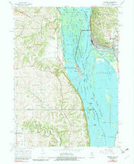 Savanna Illinois Historical topographic map, 1:24000 scale, 7.5 X 7.5 Minute, Year 1967