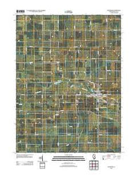 Saybrook Illinois Historical topographic map, 1:24000 scale, 7.5 X 7.5 Minute, Year 2012