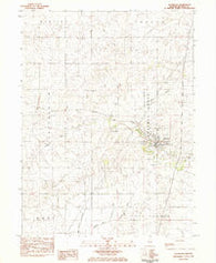 Saybrook Illinois Historical topographic map, 1:24000 scale, 7.5 X 7.5 Minute, Year 1983