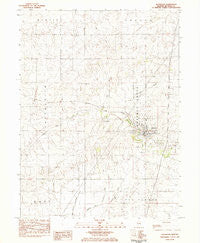 Saybrook Illinois Historical topographic map, 1:24000 scale, 7.5 X 7.5 Minute, Year 1983