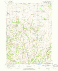 Scales Mound East Illinois Historical topographic map, 1:24000 scale, 7.5 X 7.5 Minute, Year 1968