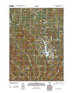 Scales Mound East Illinois Historical topographic map, 1:24000 scale, 7.5 X 7.5 Minute, Year 2012