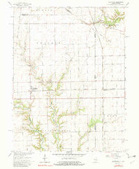 Scottland Illinois Historical topographic map, 1:24000 scale, 7.5 X 7.5 Minute, Year 1965