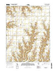 Scottville Illinois Current topographic map, 1:24000 scale, 7.5 X 7.5 Minute, Year 2015