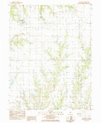 Scottville Illinois Historical topographic map, 1:24000 scale, 7.5 X 7.5 Minute, Year 1983
