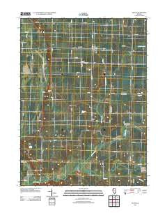 Seaton Illinois Historical topographic map, 1:24000 scale, 7.5 X 7.5 Minute, Year 2012
