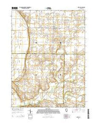 Seaton Illinois Current topographic map, 1:24000 scale, 7.5 X 7.5 Minute, Year 2015