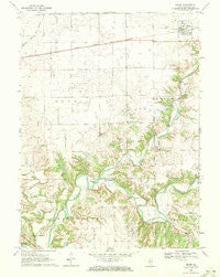 Secor Illinois Historical topographic map, 1:24000 scale, 7.5 X 7.5 Minute, Year 1970
