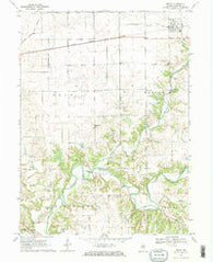 Secor Illinois Historical topographic map, 1:24000 scale, 7.5 X 7.5 Minute, Year 1970