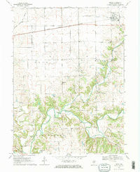 Secor Illinois Historical topographic map, 1:24000 scale, 7.5 X 7.5 Minute, Year 1970