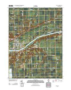 Seneca Illinois Historical topographic map, 1:24000 scale, 7.5 X 7.5 Minute, Year 2012