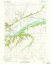 Seneca Illinois Historical topographic map, 1:24000 scale, 7.5 X 7.5 Minute, Year 1970