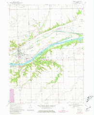 Seneca Illinois Historical topographic map, 1:24000 scale, 7.5 X 7.5 Minute, Year 1970