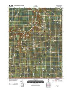 Serena Illinois Historical topographic map, 1:24000 scale, 7.5 X 7.5 Minute, Year 2012