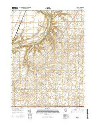 Serena Illinois Current topographic map, 1:24000 scale, 7.5 X 7.5 Minute, Year 2015