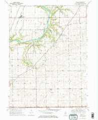 Serena Illinois Historical topographic map, 1:24000 scale, 7.5 X 7.5 Minute, Year 1970