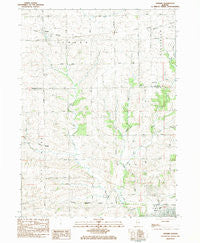 Seward Illinois Historical topographic map, 1:24000 scale, 7.5 X 7.5 Minute, Year 1983