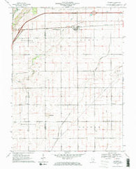 Seymour Illinois Historical topographic map, 1:24000 scale, 7.5 X 7.5 Minute, Year 1970
