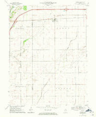 Seymour Illinois Historical topographic map, 1:24000 scale, 7.5 X 7.5 Minute, Year 1970