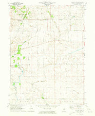 Shabbona Grove Illinois Historical topographic map, 1:24000 scale, 7.5 X 7.5 Minute, Year 1971