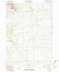 Shabbona Grove Illinois Historical topographic map, 1:24000 scale, 7.5 X 7.5 Minute, Year 1971