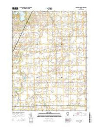 Shabbona Grove Illinois Current topographic map, 1:24000 scale, 7.5 X 7.5 Minute, Year 2015