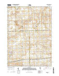 Shannon Illinois Current topographic map, 1:24000 scale, 7.5 X 7.5 Minute, Year 2015