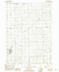 Shannon Illinois Historical topographic map, 1:24000 scale, 7.5 X 7.5 Minute, Year 1983