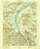 Shawneetown Illinois Historical topographic map, 1:62500 scale, 15 X 15 Minute, Year 1916