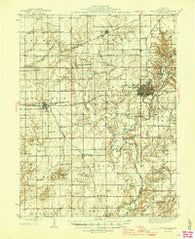 Shelbyville Illinois Historical topographic map, 1:62500 scale, 15 X 15 Minute, Year 1946