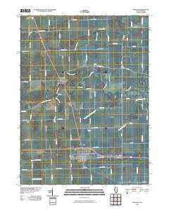 Sheldon Illinois Historical topographic map, 1:24000 scale, 7.5 X 7.5 Minute, Year 2010