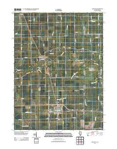 Sheldon Illinois Historical topographic map, 1:24000 scale, 7.5 X 7.5 Minute, Year 2012