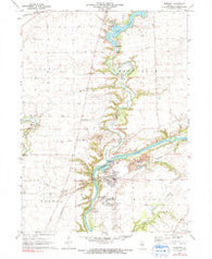 Sheridan Illinois Historical topographic map, 1:24000 scale, 7.5 X 7.5 Minute, Year 1971