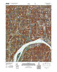 Shetlerville Illinois Historical topographic map, 1:24000 scale, 7.5 X 7.5 Minute, Year 2011