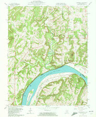 Shetlerville Illinois Historical topographic map, 1:24000 scale, 7.5 X 7.5 Minute, Year 1959