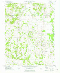 Shields Illinois Historical topographic map, 1:24000 scale, 7.5 X 7.5 Minute, Year 1973