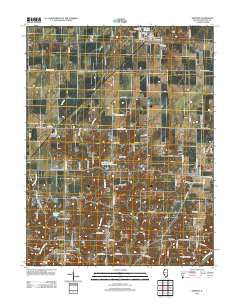 Shipman Illinois Historical topographic map, 1:24000 scale, 7.5 X 7.5 Minute, Year 2012