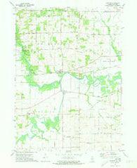 Shirland Illinois Historical topographic map, 1:24000 scale, 7.5 X 7.5 Minute, Year 1971