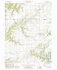 Shumway Illinois Historical topographic map, 1:24000 scale, 7.5 X 7.5 Minute, Year 1985