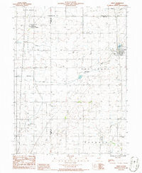 Sibley Illinois Historical topographic map, 1:24000 scale, 7.5 X 7.5 Minute, Year 1986