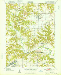 Smithfield Illinois Historical topographic map, 1:24000 scale, 7.5 X 7.5 Minute, Year 1948