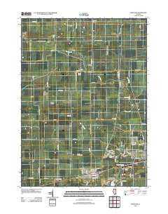 Somonauk Illinois Historical topographic map, 1:24000 scale, 7.5 X 7.5 Minute, Year 2012