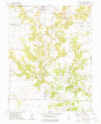 Sorento South Illinois Historical topographic map, 1:24000 scale, 7.5 X 7.5 Minute, Year 1974